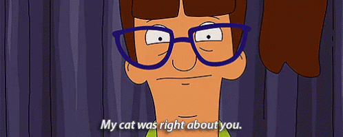 My Cat Was Right About You GIF - Bobs Burgers My Cat Was Right About You Mad GIFs