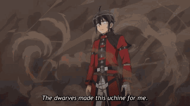 a person holding a spear with the words " i never thought i 'd be using it so soon " below it