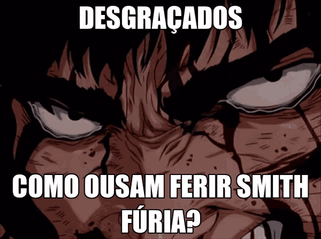 a cartoon of a man with blood on his face and the words desgracados