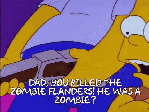 Simpsons Halloween GIF - Simpsons Halloween Zombie GIFs