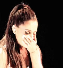 Ariana Grande Laughing Crying GIF - Ariana Grande Laughing Crying Shade GIFs