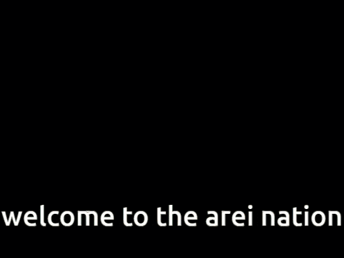 a billboard that says welcome to the arei nation with a picture of a girl on it