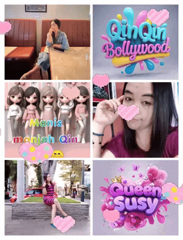 a collage of pictures with the words queen susy on the bottom