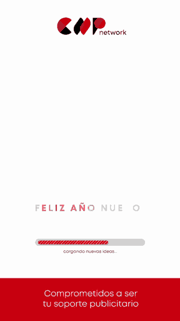 a greeting card for the year 2021 with a loading bar