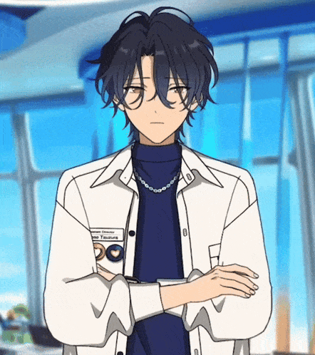 a man in a white shirt has a name tag that says tatsuya