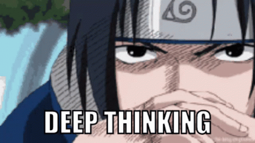 Sasuke thinking