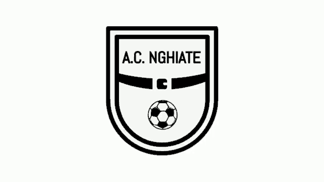 a black and white logo for a c. nghiate soccer team