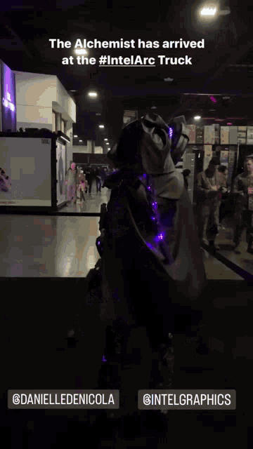 the alchemist has arrived at intel arc truck