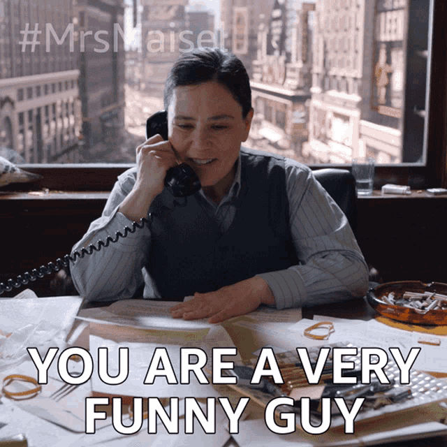 You Are A Very Funny Guy Susie Myerson GIF