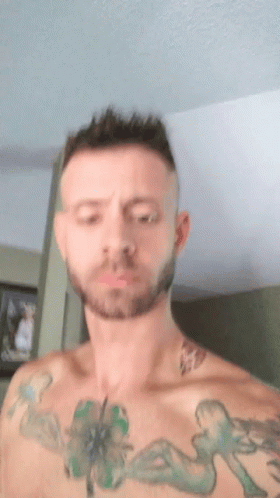 Guy With Tattoos Neck Exercise GIF - Guy With Tattoos Neck Exercise Fabulous GIFs