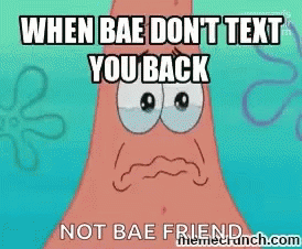 Not Bae No Text Back GIF - Not Bae No Text Back GIFs