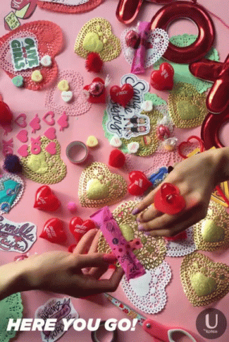 Galentines Day Card GIF - Galentines Day Card Valentines Card GIFs