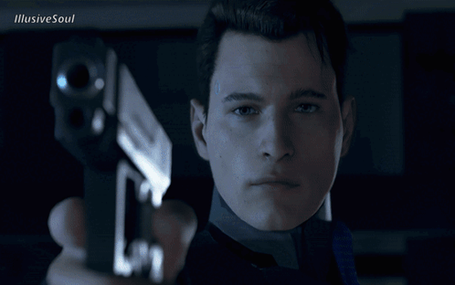 Connor Dbh Rk800 GIF - Connor Dbh Rk800 Detroit Become Human GIFs