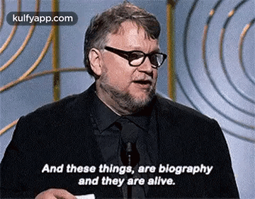 And These Things, Are Biographyand They Are Alive..Gif GIF - And These Things Are Biographyand They Are Alive. Guillermo Del-toro GIFs