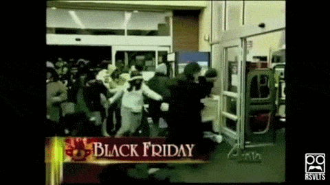 Damn GIF - Black Friday Crowds Shopping GIFs