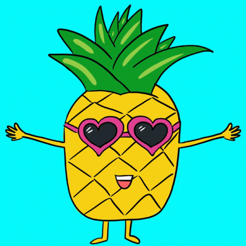Drawingsbymj Tropical Pineapple GIF