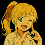 a girl making a heart shape with her hands