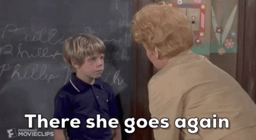 Lucille Ball There She Goes Again GIF