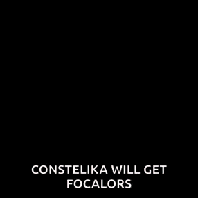 a man in a suit and tie is holding a blue folder with the words constelika will get focalors written on it .