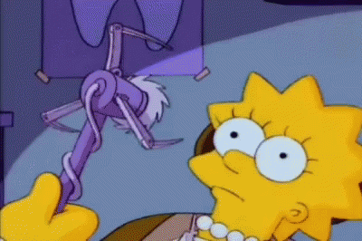 Lisa Simpson Tool GIF - Lisa Simpson Tool Scared GIFs