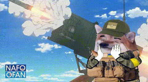 a cartoon dog in a military uniform is holding a rocket in front of a missile .