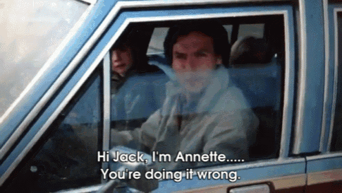 You'Re Doing It Wrong GIF - Youre Doing It Wrong Mr Mom Greetings GIFs
