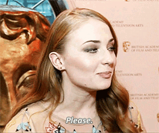 Please Serious Face GIF - Please Serious Face Sophie Turner GIFs