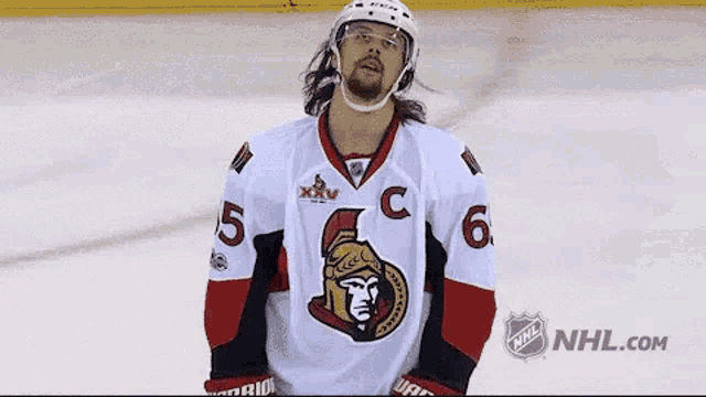 Ottawa Senators Erik Karlsson GIF - Ottawa Senators Erik Karlsson Stressed Out GIFs