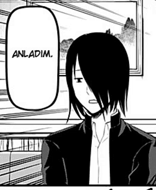 a black and white drawing of a man with long black hair standing in front of a picture .