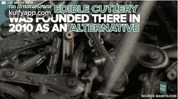 a fox news article about edible cutlery