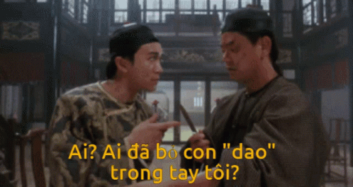 Chau Tinh Tri Talking GIF - Chau Tinh Tri Talking Who Left The Knife In My Hand GIFs