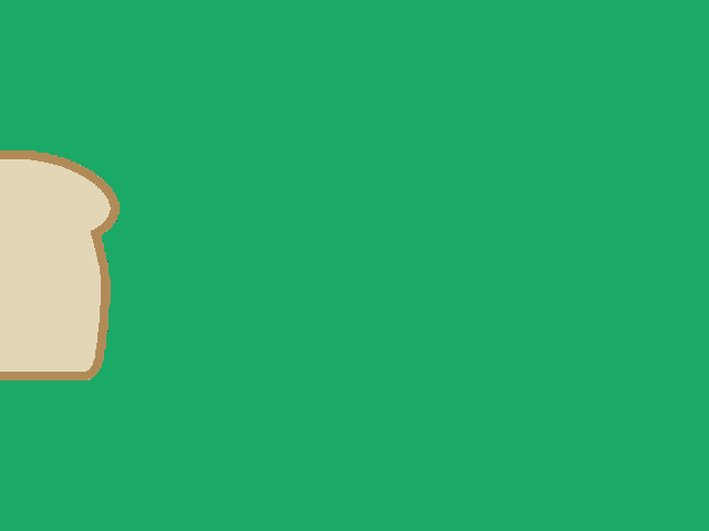 a knife is spreading peanut butter on a piece of toast