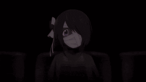 a drawing of a girl with white hair and a flower in her hair