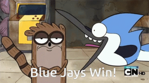Regular Show Blue Jays Win GIF - Regular Show Blue Jays Win Blue Jays GIFs