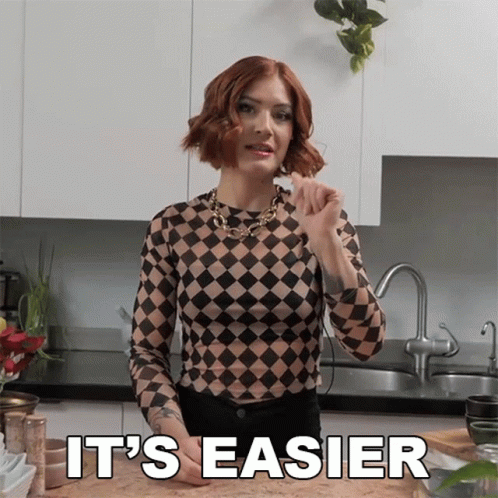 Its Easier Candice Hutchings GIF - Its Easier Candice Hutchings Edgy Veg GIFs