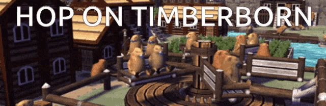 a video game called hop on timberborn shows a fenced in area