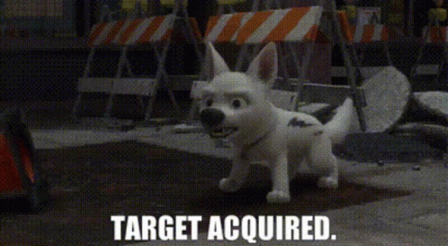 Bolt Movie Target Acquired GIF - Bolt Movie Target Acquired Target GIFs
