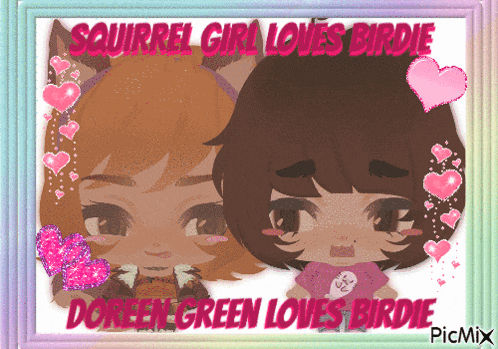 squirrel girl loves birdie doreen green loves birdie picture