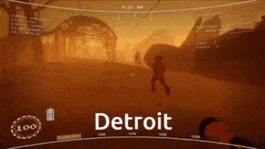 a screenshot of a video game that says detroit on the bottom