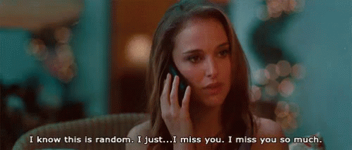 Natalie Portman GIF - No Strings Attached I Know This Is Random I Miss You GIFs
