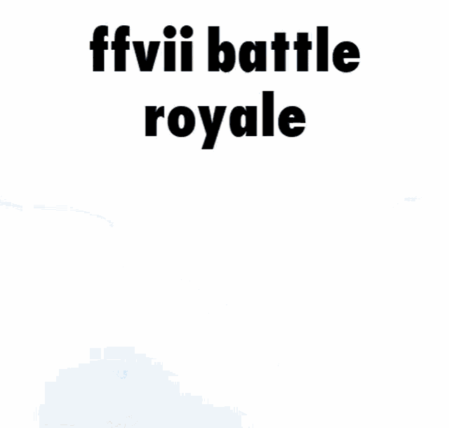 Ffvii Battle Royale Ffvii Zack Fair GIF - Ffvii Battle Royale Ffvii Zack Fair Ffvii Zack Battle Royale GIFs