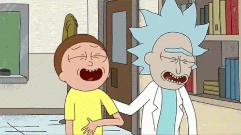 Rick And Morty Laugh GIF - Rick And Morty Laugh Lol GIFs