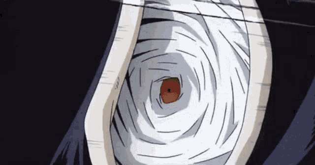 a close up of a person 's eye with a red eye and a white bandage around it .