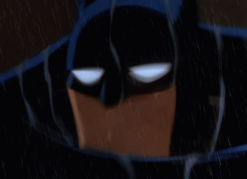 Batman Batman The Animated Series GIF - Batman Batman The Animated Series Raining GIFs