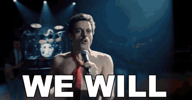 We Wil Rock You Rock And Roll GIF - We Wil Rock You Rock And Roll Singing GIFs