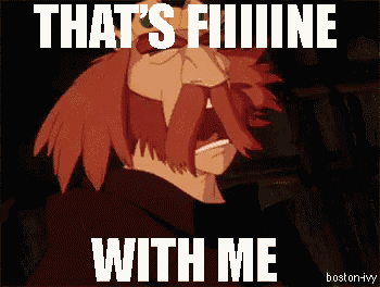 a meme that says that 's fiiiiine with me