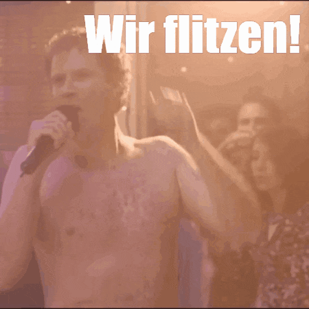 a shirtless man singing into a microphone with the words hunt showdown naked runs written below him