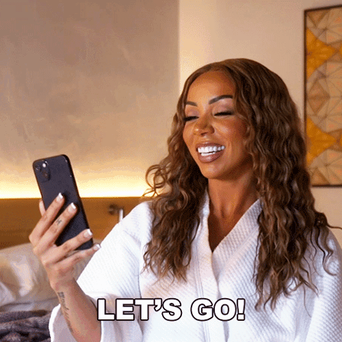 Let'S Go Brittany Renner GIF - Let'S Go Brittany Renner Basketball Wives GIFs