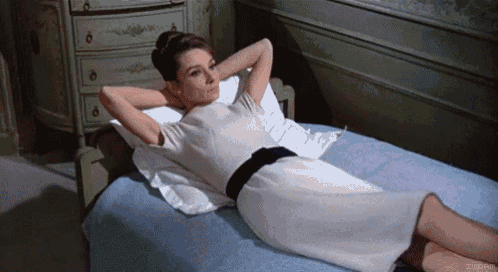 Audrey Hepburn Now What GIF - Audrey Hepburn Now What Relax GIFs