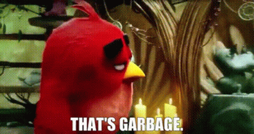 The Angry Birds Movie Red GIF - The Angry Birds Movie Red Thats Garbage GIFs